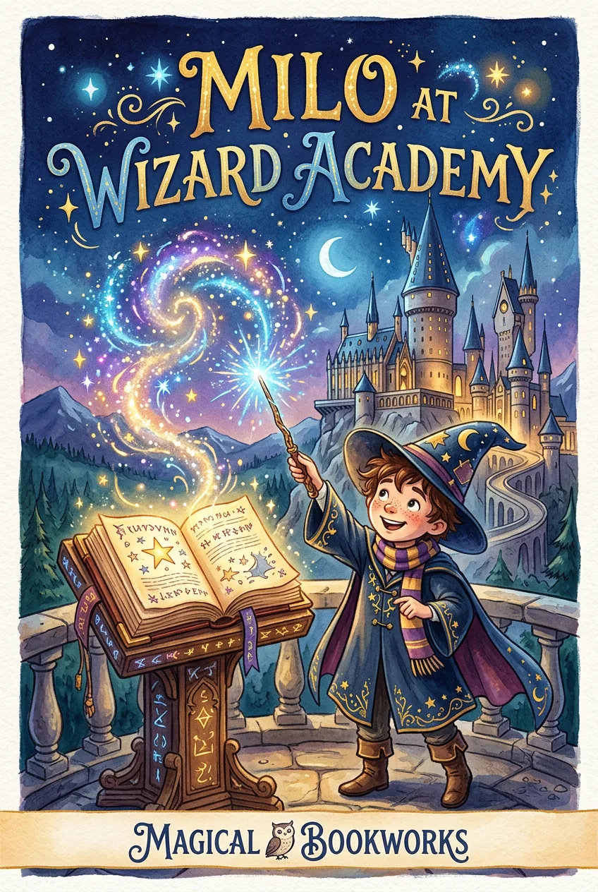 Milo at Wizard Academy - sample cover